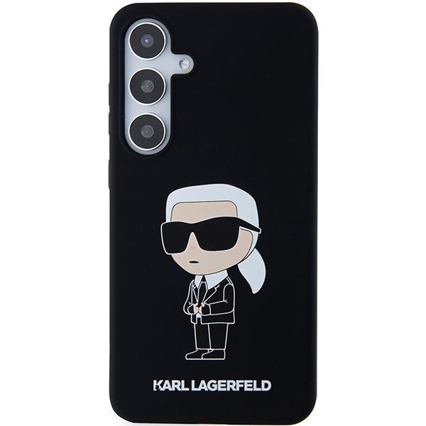 Tagakaaned Karl Lagerfeld - Karl Lagerfeld Silicone Ikonik case for Samsung Galaxy S24 - black