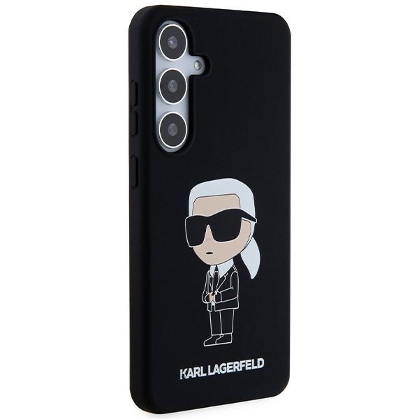 Tagakaaned Karl Lagerfeld - Karl Lagerfeld Silicone Ikonik case for Samsung Galaxy S24 - black