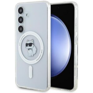 Aizmugurējais vāciņš Karl Lagerfeld  Karl Lagerfeld IML Choupette MagSafe case for Samsung Galaxy S24 - transparent 