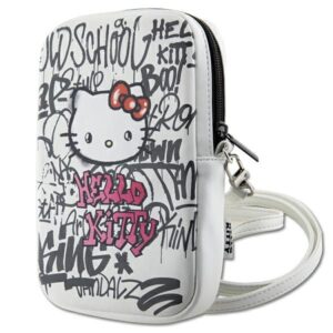 Aizmugurējais vāciņš Hello Kitty  Hello Kitty Graffiti Kitty Head bag - white 