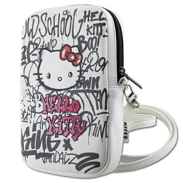 Back panel cover Hello Kitty Hello Kitty Graffiti Kitty Head bag - white