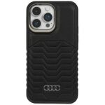 Muu telefoni lisavarustus Audi  Audi Synthetic Leather case with MagSafe for iPhone 14 Pro Max - black