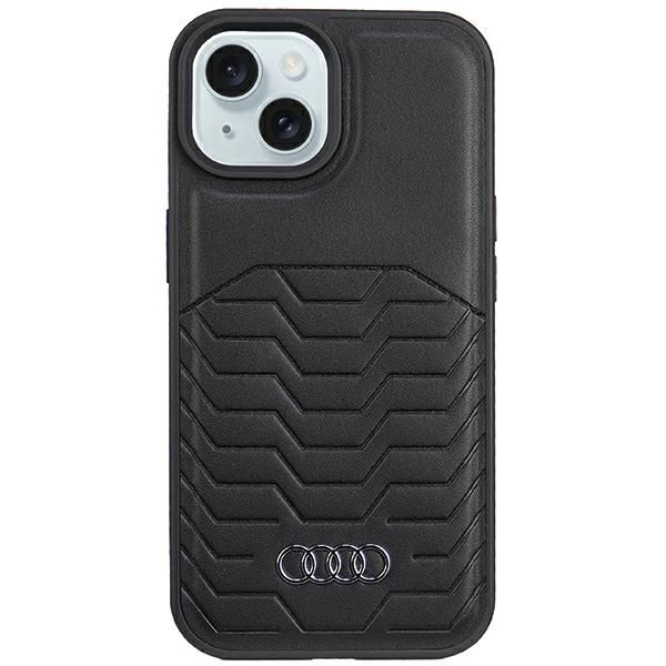 Other Phone Accessory Audi Audi Synthetic Leather Case with MagSafe for iPhone 15/14/13 - Black