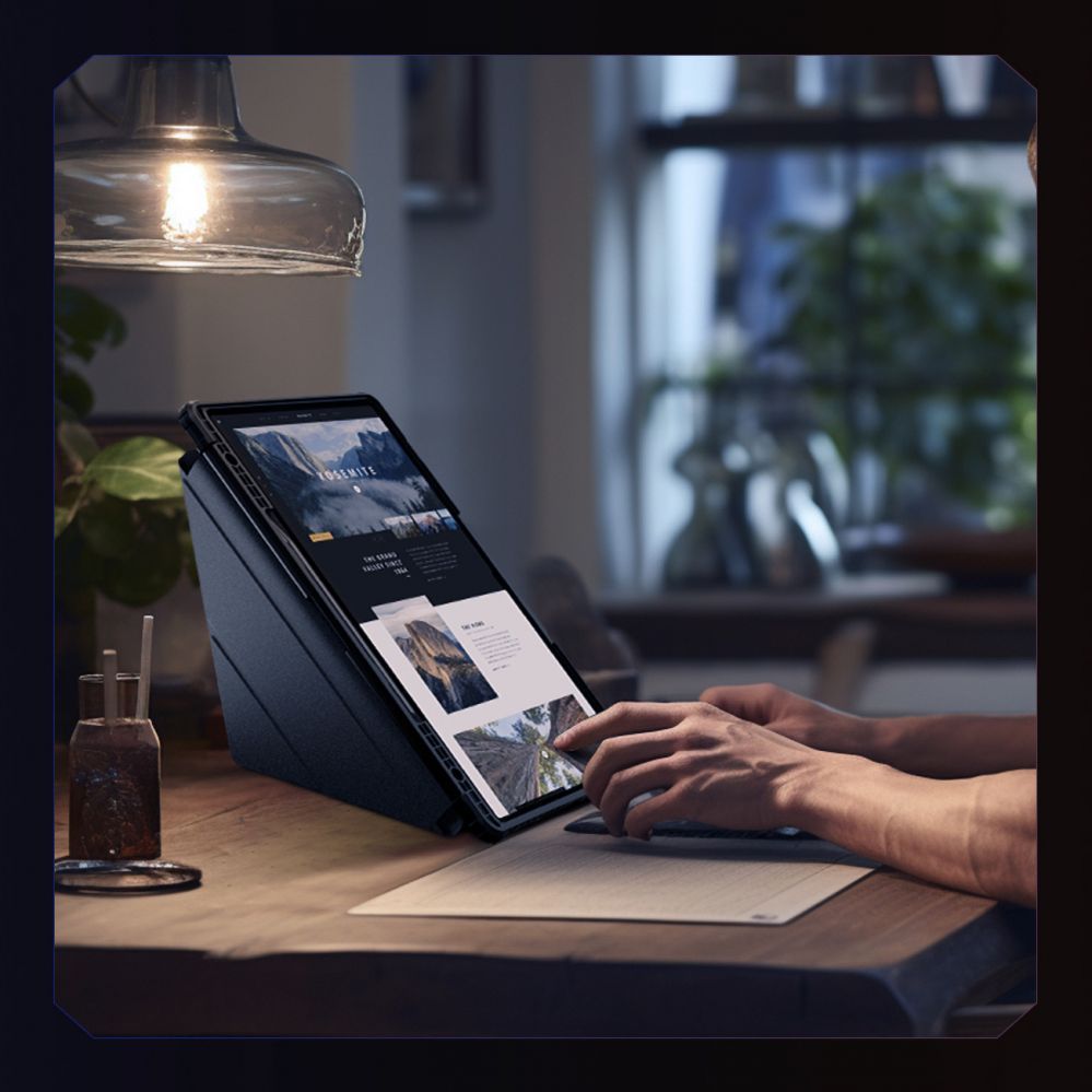 Tagakaaned Nillkin Nillkin Bumper Leather Case Pro case for Samsung Galaxy Tab S9+ - black