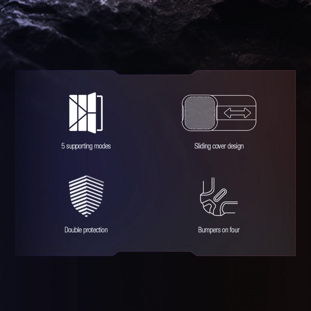 Tagakaaned Nillkin Nillkin Bumper Leather Case Pro case for Samsung Galaxy Tab S9+ - black