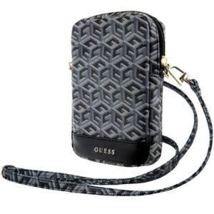 Kitas telefono priedas Guess  Guess Zip GCube Bottom Stripe phone bag - black 