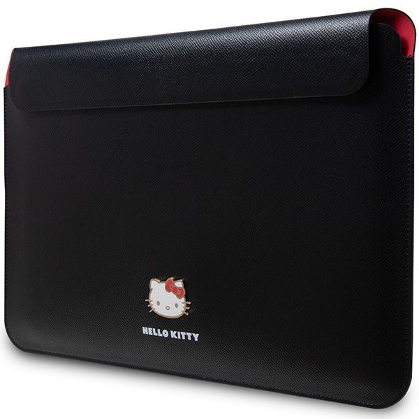 Muu telefoni lisavarustus Hello Kitty Hello Kitty PU Metal Logo case for a 14" laptop - black