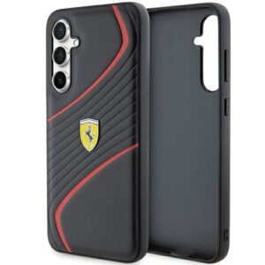 Kitas telefono priedas Ferrari  Ferrari Twist Metal Logo case for Samsung Galaxy S23 FE - black 
