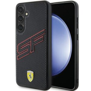 Muu telefoni lisavarustus Ferrari  Ferrari Big SF Perforated case for Samsung Galaxy S24 - black