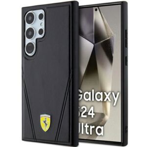 Muu telefoni lisavarustus Ferrari  Ferrari Hot Stamp V Lines MagSafe case for Samsung Galaxy S24 Ultra - black
