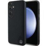 Muu telefoni lisavarustus Mercedes-Benz  Mercedes Leather Debossed Line MagSafe case for Samsung Galaxy S24+ - black 