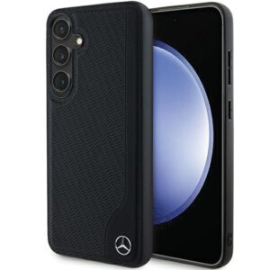 Other Phone Accessory Mercedes-Benz  Mercedes Leather Debossed Line MagSafe case for Samsung Galaxy S24+ - black 