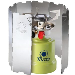Cits mobilo telefonu aksesuārs Meva  Wind shield for a camping stove burner - silver 