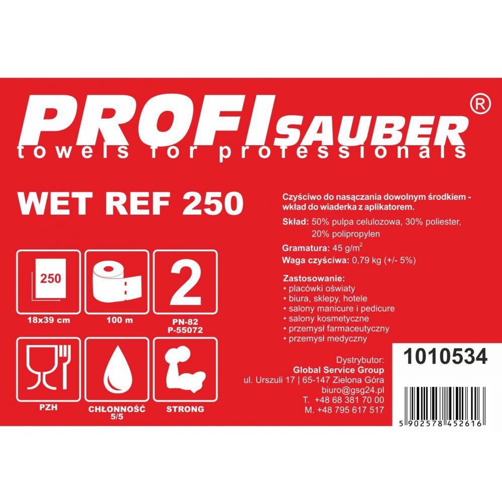 Muu telefoni lisavarustus Profi Sauber Cloths for the ProfiSauber WET REF 250 soaking bucket - INSERT