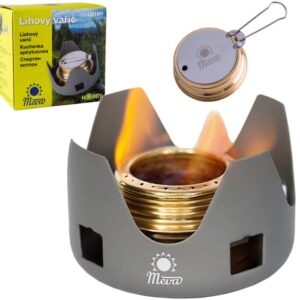 Cits mobilo telefonu aksesuārs Meva  Tourist alcohol stove fueled with ethanol and alcohol MEVA 