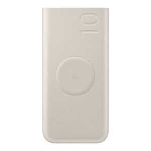 Väline aku Samsung  Powerbank Samsung EB-U2510XUEGEU inductive 10000 mAh 2x USB-C 25W SFC - beige