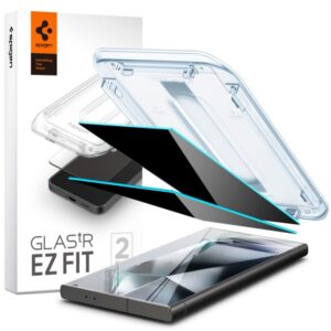 Kitas telefono priedas Spigen  Spigen Glas.tR EZ Fit Privacy Tempered Glass for Samsung Galaxy S24 Ultra - 2 pcs. 