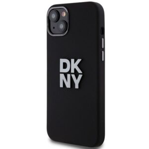 Nugarėlės dėklai DKNY  DKNY Liquid Silicone Metal Logo case for iPhone 15 Plus / 14 Plus - black 