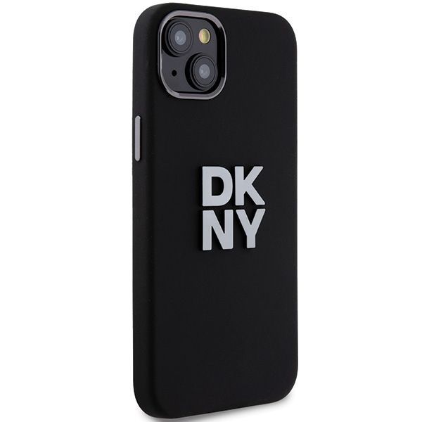 Tagakaaned DKNY DKNY Liquid Silicone Metal Logo case for iPhone 15 Plus / 14 Plus - black