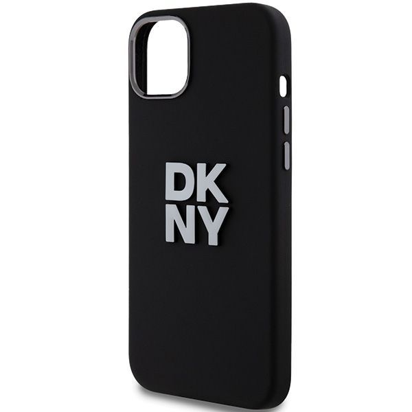 Tagakaaned DKNY DKNY Liquid Silicone Metal Logo case for iPhone 15 Plus / 14 Plus - black
