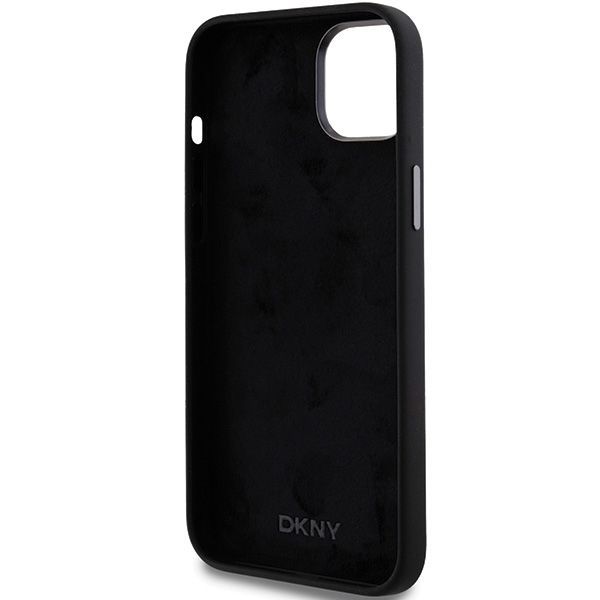 Tagakaaned DKNY DKNY Liquid Silicone Metal Logo case for iPhone 15 Plus / 14 Plus - black