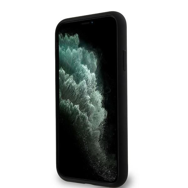 Tagakaaned DKNY DKNY Liquid Silicone White Printed Logo MagSafe Case for iPhone 11/Xr - Black