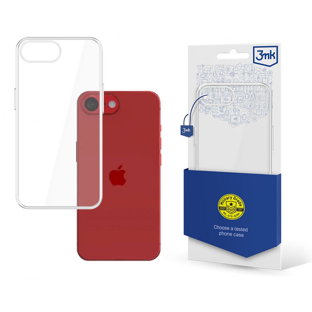 Other Phone Accessory 3MK 3mk Clear Case for iPhone SE 4 - transparent