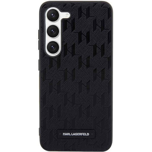 Other Phone Accessory Karl Lagerfeld Karl Lagerfeld Saffiano Mono Metal Logo case for Samsung Galaxy S24+ - black