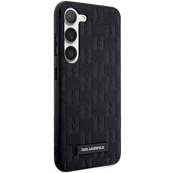 Other Phone Accessory Karl Lagerfeld Karl Lagerfeld Saffiano Mono Metal Logo case for Samsung Galaxy S24+ - black