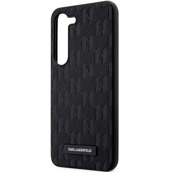 Other Phone Accessory Karl Lagerfeld Karl Lagerfeld Saffiano Mono Metal Logo case for Samsung Galaxy S24+ - black