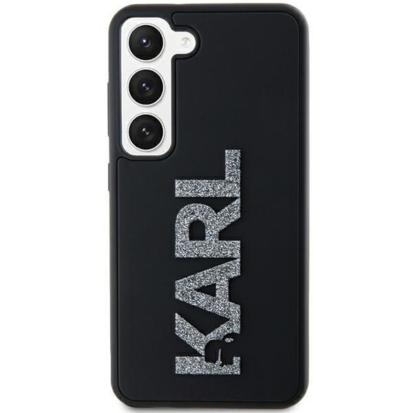 Other Phone Accessory Karl Lagerfeld Karl Lagerfeld 3D Rubber Glitter Logo case for Samsung Galaxy S24 - black