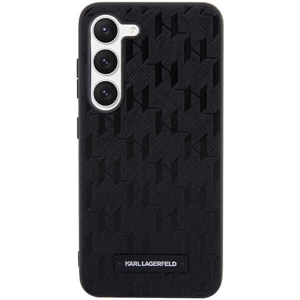 Other Phone Accessory Karl Lagerfeld Karl Lagerfeld Saffiano Mono Metal Logo case for Samsung Galaxy S24 - black