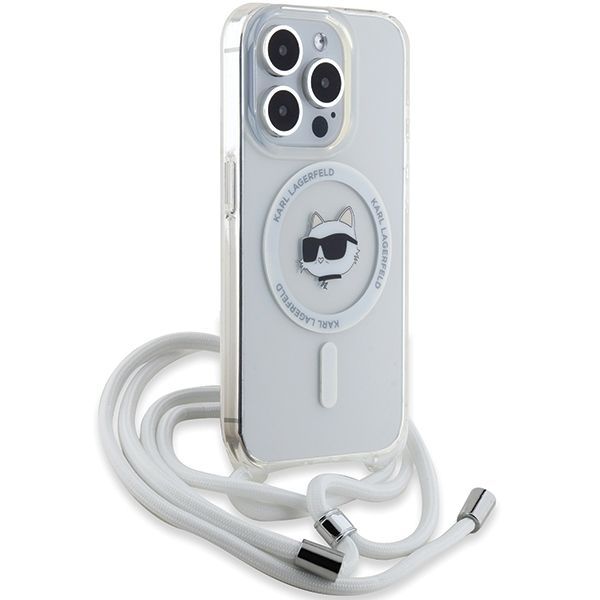 Other Phone Accessory Karl Lagerfeld Karl Lagerfeld IML Choupette Head & Cord MagSafe case for iPhone 13 Pro Max - transparent