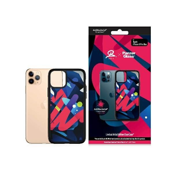 Other Phone Accessory Panzer Glass PanzerGlass ClearCase antibacterial Mikael B Limited Artist Edition case for iPhone 11 Pro Max - multicolored