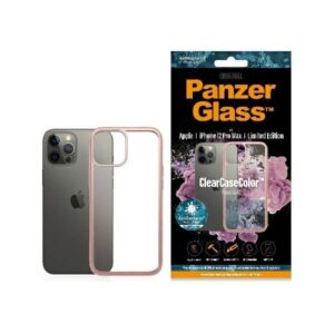Kitas telefono priedas Panzer Glass  PanzerGlass ClearCase case for iPhone 12 Pro Max - transparent and pink 