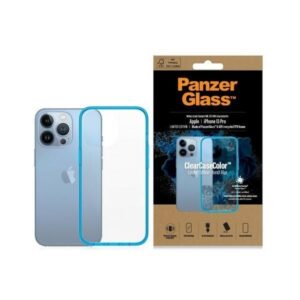 Kitas telefono priedas Panzer Glass  PanzerGlass ClearCase Antibacterial Military Grade Certified Case for iPhone 13 Pro - Transparent Blue 