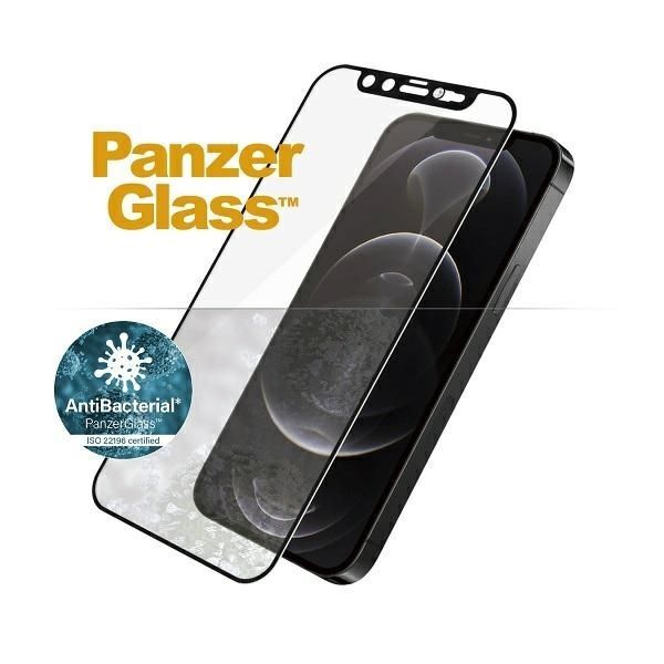 Other Phone Accessory Panzer Glass PanzerGlass E2E Microfracture Antibacterial Glass with Swarovsky Crystal Camera Cover for iPhone 12/12 Pro - With Black Frame