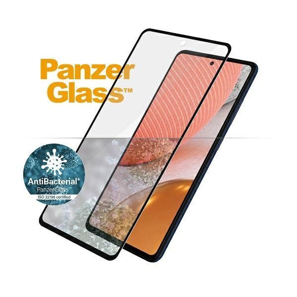 Muu telefoni lisavarustus Panzer Glass PanzerGlass E2E Microfracture antibacterial glass for Samsung Galaxy A72 - with black frame
