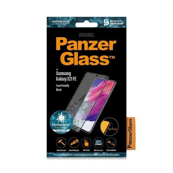 Other Phone Accessory Panzer Glass PanzerGlass E2E Microfracture antibacterial glass for Samsung Galaxy S21 FE - with black frame