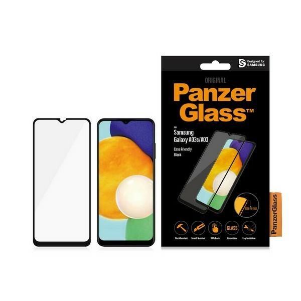 Muu telefoni lisavarustus Panzer Glass PanzerGlass E2E Regular tempered glass for Samsung Galaxy A03 - with black frame