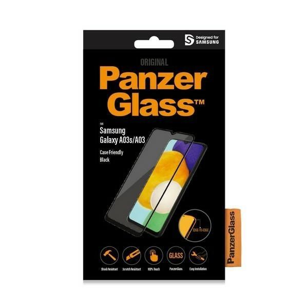 Muu telefoni lisavarustus Panzer Glass PanzerGlass E2E Regular tempered glass for Samsung Galaxy A03 - with black frame