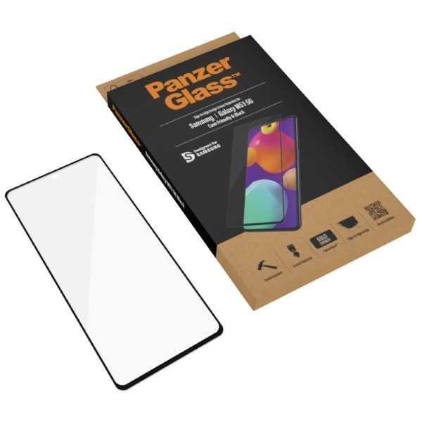 Other Phone Accessory Panzer Glass PanzerGlass E2E Regular tempered glass for Samsung Galaxy M53 - with black frame