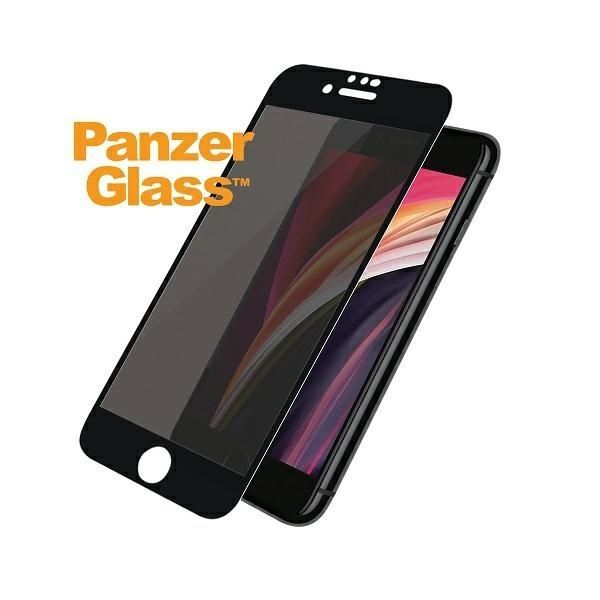 Muu telefoni lisavarustus Panzer Glass PanzerGlass E2E Super+ privacy tempered glass for iPhone 6 / 6s / 7 / 8 / SE 2020 / SE 2022 - with black frame