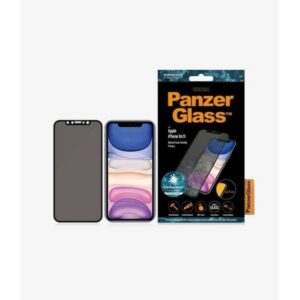 Kitas telefono priedas Panzer Glass  PanzerGlass E2E Super+ privacy tempered glass for iPhone XR / 11 - with black frame 