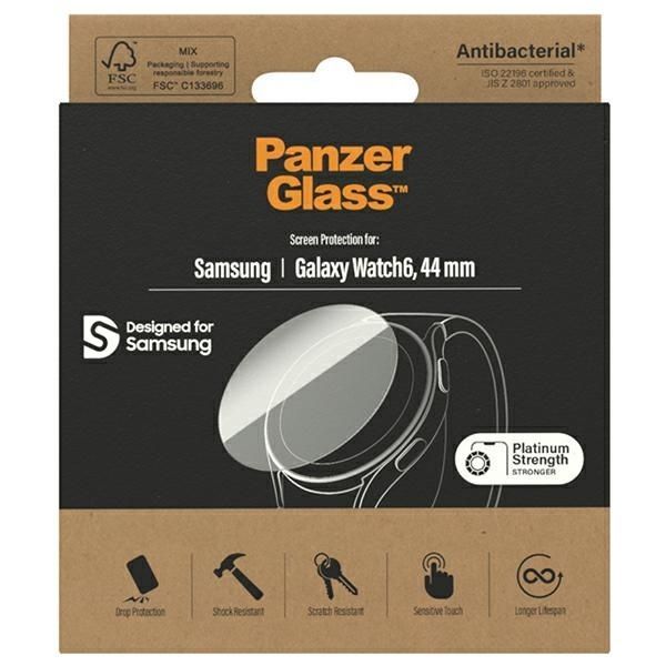 Muu telefoni lisavarustus Panzer Glass Antibacterial PanzerGlass Screen Protector for Samsung Galaxy Watch 6 44 mm