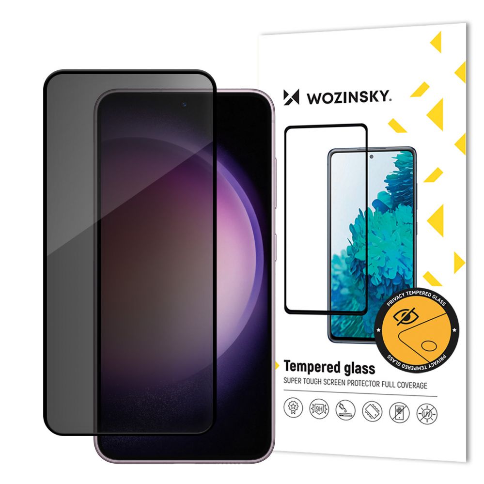 Protective glass Wozinsky - Wozinsky Privacy Glass tempered glass with anti-spy filter for Samsung Galaxy S24+