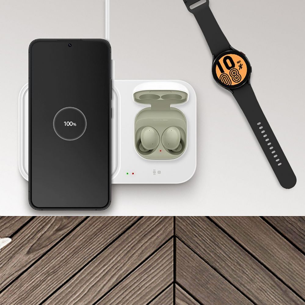 Adaptrid Samsung z kablem USB-C \ White