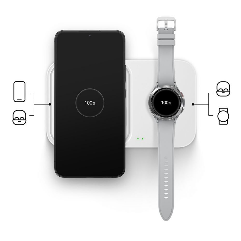 Adaptrid Samsung z kablem USB-C \ White