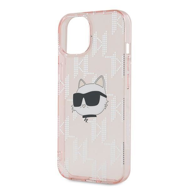 Other Phone Accessory Karl Lagerfeld Karl Lagerfeld IML Choupette Head & Monogram case for iPhone 13 - pink