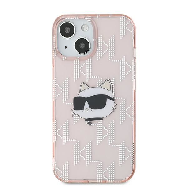 Other Phone Accessory Karl Lagerfeld Karl Lagerfeld IML Choupette Head & Monogram case for iPhone 13 - pink